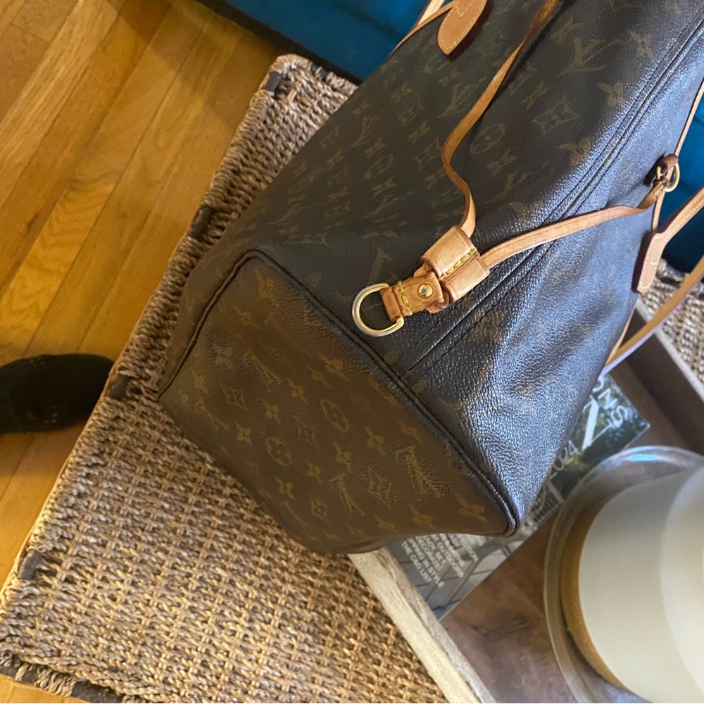 Brown Monogram Tote Bag Neverfull MM - Picture 5 of 16